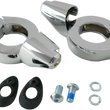 Load image into Gallery viewer, DragSpecialties Turn Signal Mount - 39mm - Black 77853 - Side View