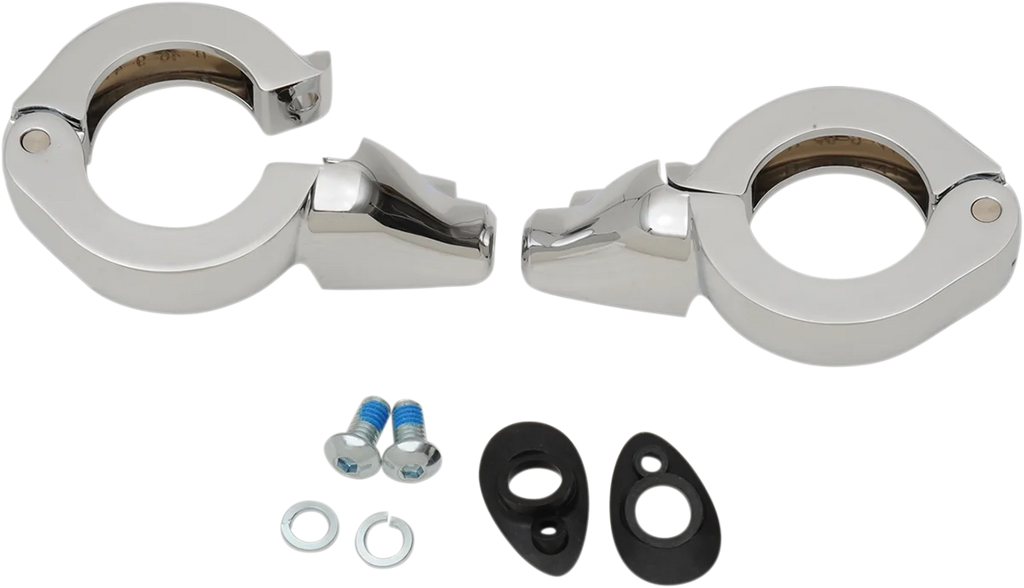 DragSpecialties Turn Signal Mount - 41mm - Chrome 77854C - Main Product View