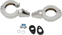 Load image into Gallery viewer, DragSpecialties Turn Signal Mount - 41mm - Chrome 77854C - Main Product View