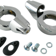 Load image into Gallery viewer, DragSpecialties Turn Signal Mount - 41mm - Chrome 77854C - Side View