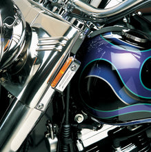 Load image into Gallery viewer, DragSpecialties Turn Signal Mount For FLST - Chrome 280230-BC3H - Side View