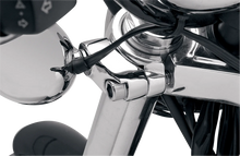 Load image into Gallery viewer, DragSpecialties Turn Signal Mount Kit - 39/49 mm - Chrome 20-0367ADS - Side View