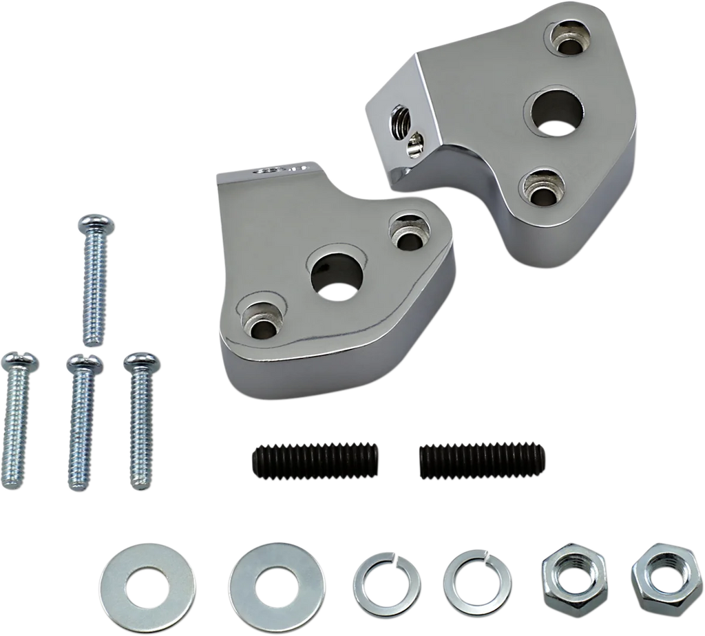 DragSpecialties Turn Signal Mount Kit - '86-'09 FLSTC 20-0379-BC202 - Main Product View