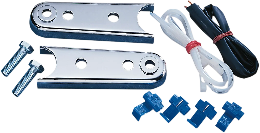 DragSpecialties Turn Signal Relocation Kit - '84-'01 FXST 20-0369-BC251 - Main Product View