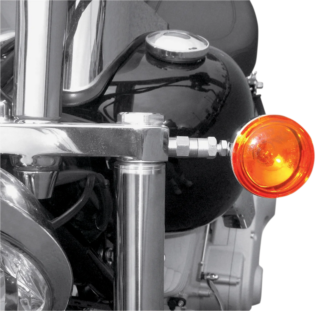 DragSpecialties Turn Signal Relocation Kit - Wide Glide 20200390 - Side View