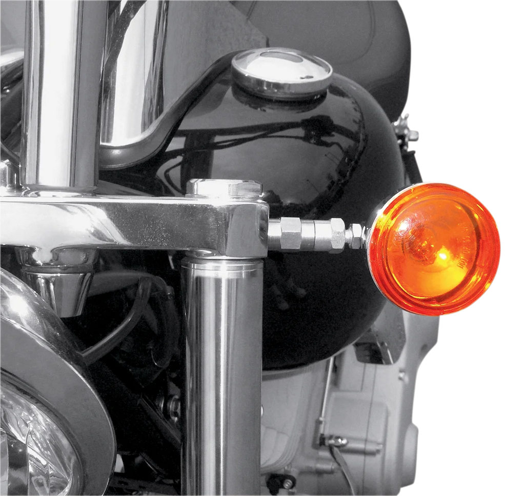 DragSpecialties Turn Signal Relocation Kit - Wide Glide 20200390 - Side View