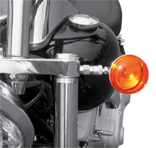 Load image into Gallery viewer, DragSpecialties Turn Signal Relocation Kit - Wide Glide 20200390 - Side View
