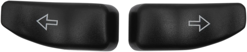 DragSpecialties Turn Signal Switch Extension Caps - Black 77679 - Main Product View