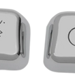 Load image into Gallery viewer, DragSpecialties Turn Signal Switch Extension Caps - Chrome 77680C - Main Product View
