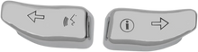 Load image into Gallery viewer, DragSpecialties Turn Signal Switch Extension Caps - Chrome 77680C - Main Product View