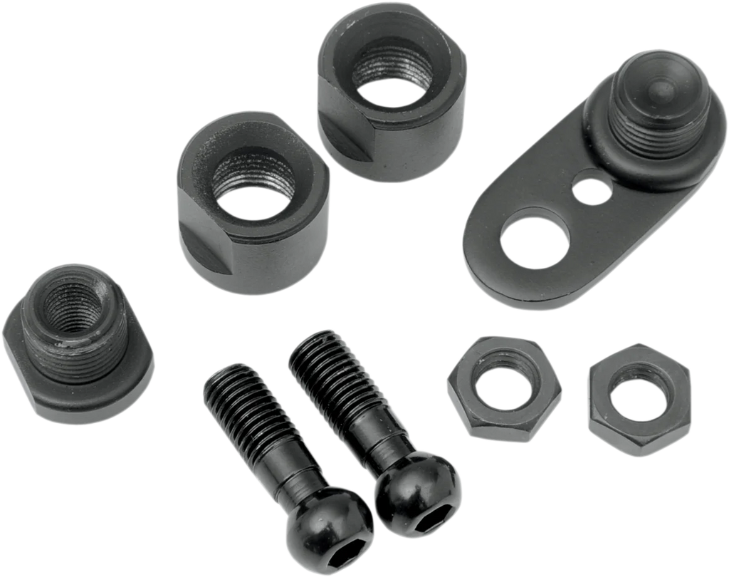 DragSpecialties Turn Signal Swivel Kit - Black 20-0383B - Main Product View