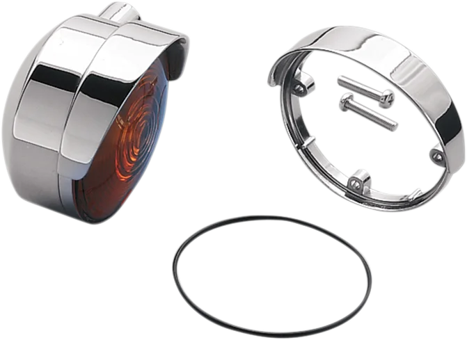 DragSpecialties Turn Signal Visor 73021 - Main Product View