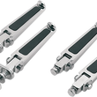 Load image into Gallery viewer, DragSpecialties U-Clamp Footpegs - Rubber Inlay 17-6452BXLB1 - Side View