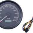 Load image into Gallery viewer, DragSpecialties Universal 3-3/8" Programmable Electronic Speedometer - KPH