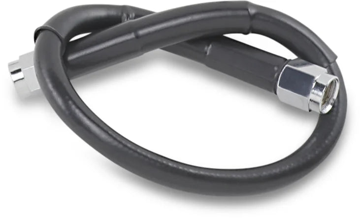 DragSpecialties Universal Brake Line - Black - 12" 812-BLK - Main Product View