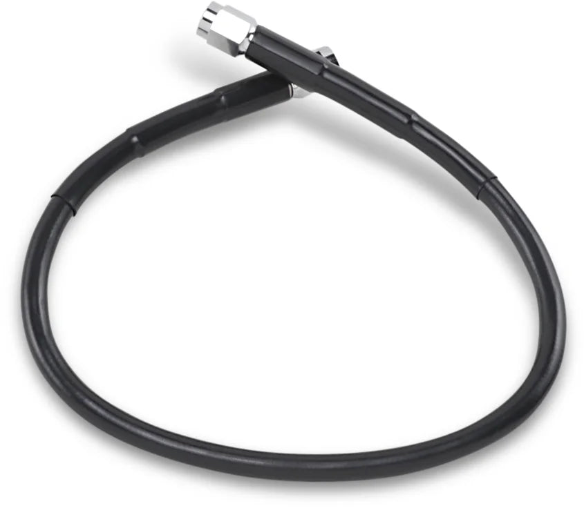 DragSpecialties Universal Brake Line - Black - 17" 817-BLK - Main Product View