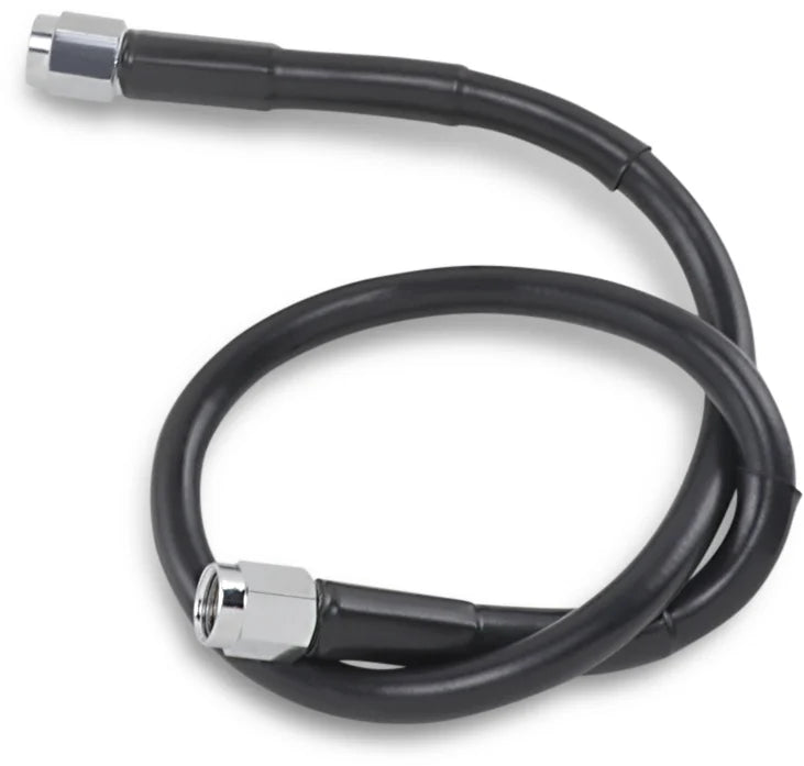 DragSpecialties Universal Brake Line - Black - 18" 818-BLK - Main Product View