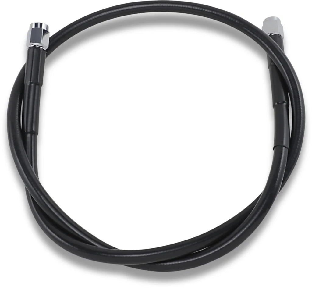 DragSpecialties Universal Brake Line - Black - 34" 834-BLK - Side View