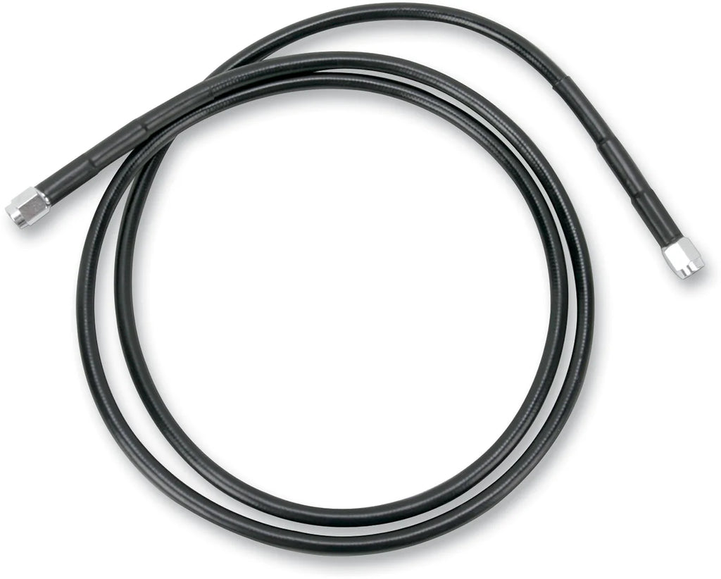 DragSpecialties Universal Brake Line - Black - 44" 844-BLK - Side View