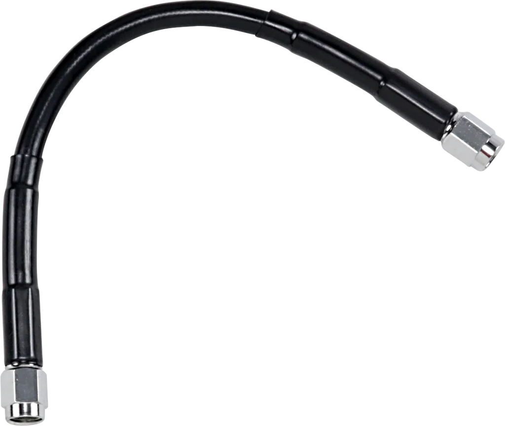 DragSpecialties Universal Brake Line - Black - 9" 809-BLK - Main Product View