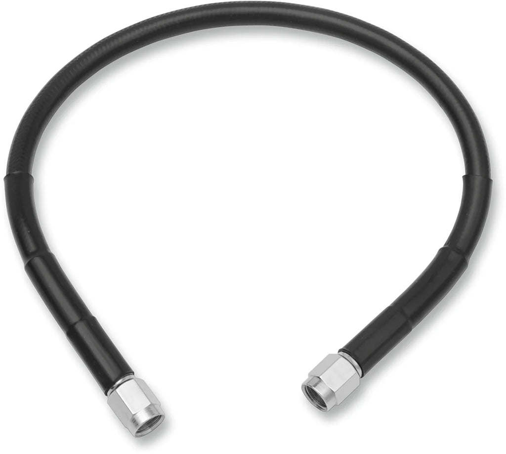 DragSpecialties Universal Brake Line - Black - 9" 809-BLK - Side View