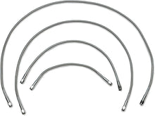 Load image into Gallery viewer, DragSpecialties Universal Brake Line - Clear - 9" 809 - Side View