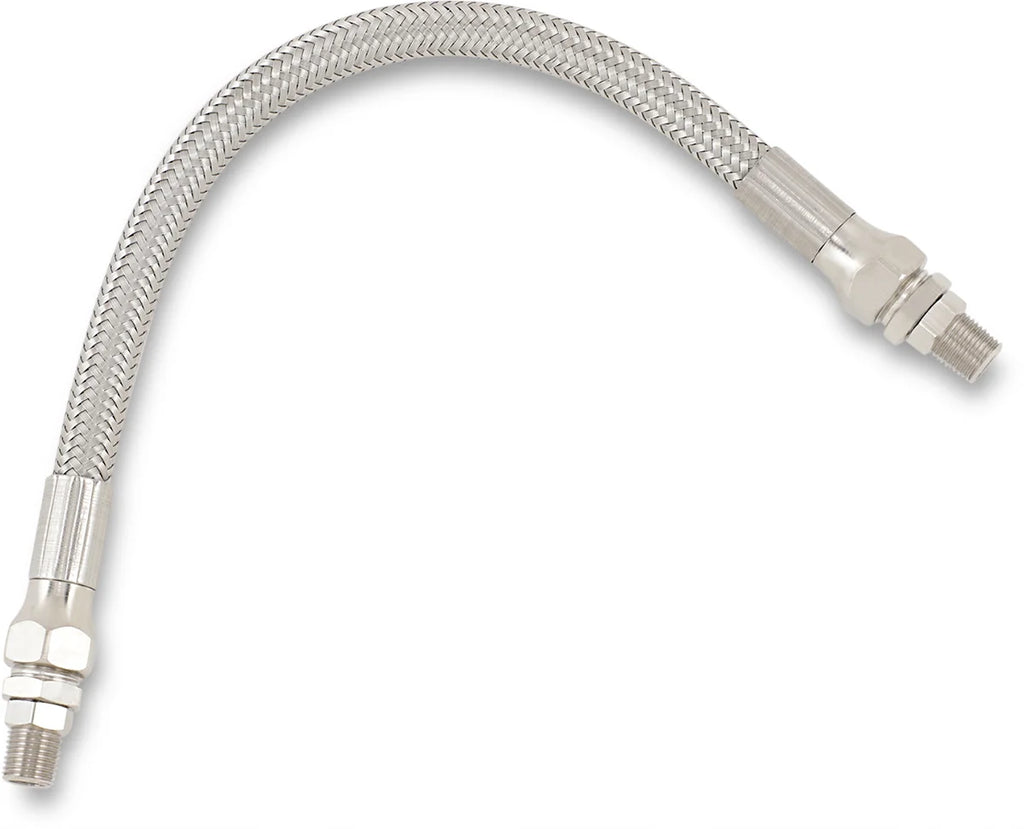 DragSpecialties Universal Oil Line - Stainless Steel - 10" 610 - Main Product View