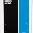 Load image into Gallery viewer, DragSpecialties Universal Oil Line - Stainless Steel - 13" 613 - Side View