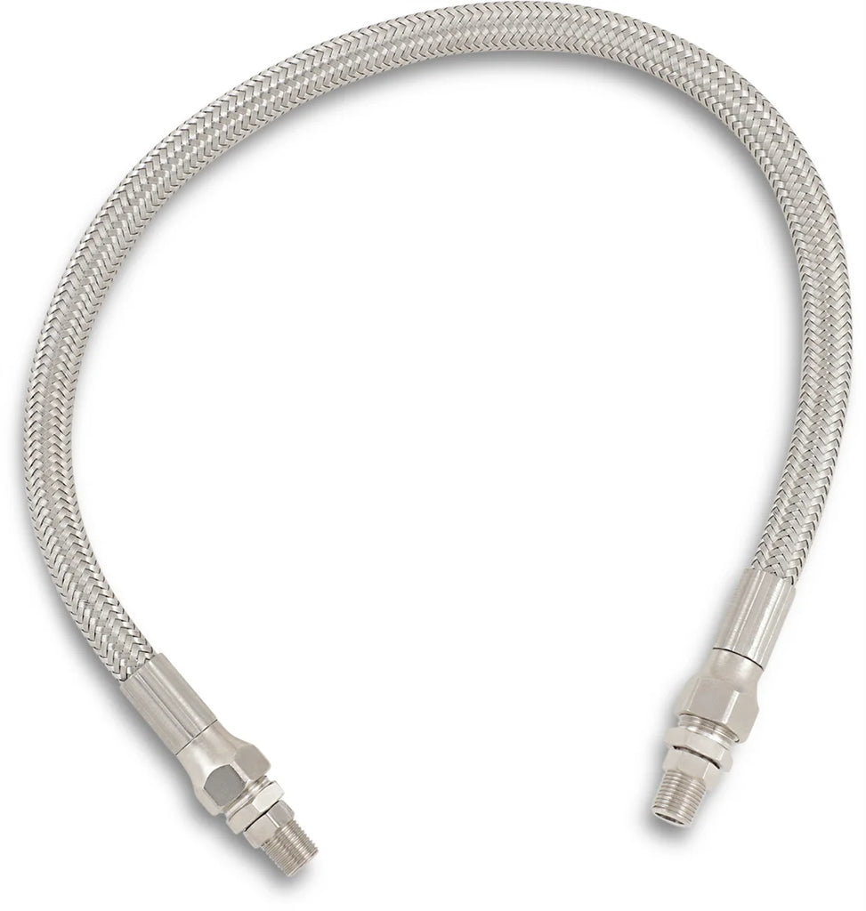 DragSpecialties Universal Oil Line - Stainless Steel - 18" 618 - Main Product View