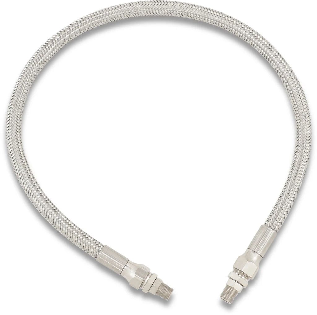 DragSpecialties Universal Oil Line - Stainless Steel - 22" 622 - Main Product View