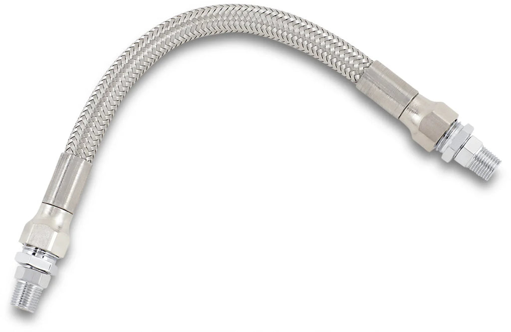 DragSpecialties Universal Oil Line - Stainless Steel - 8" 608 - Main Product View