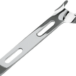 Load image into Gallery viewer, DragSpecialties Universal Seat Bracket - Square End - Chrome 902013-BULK - Side View