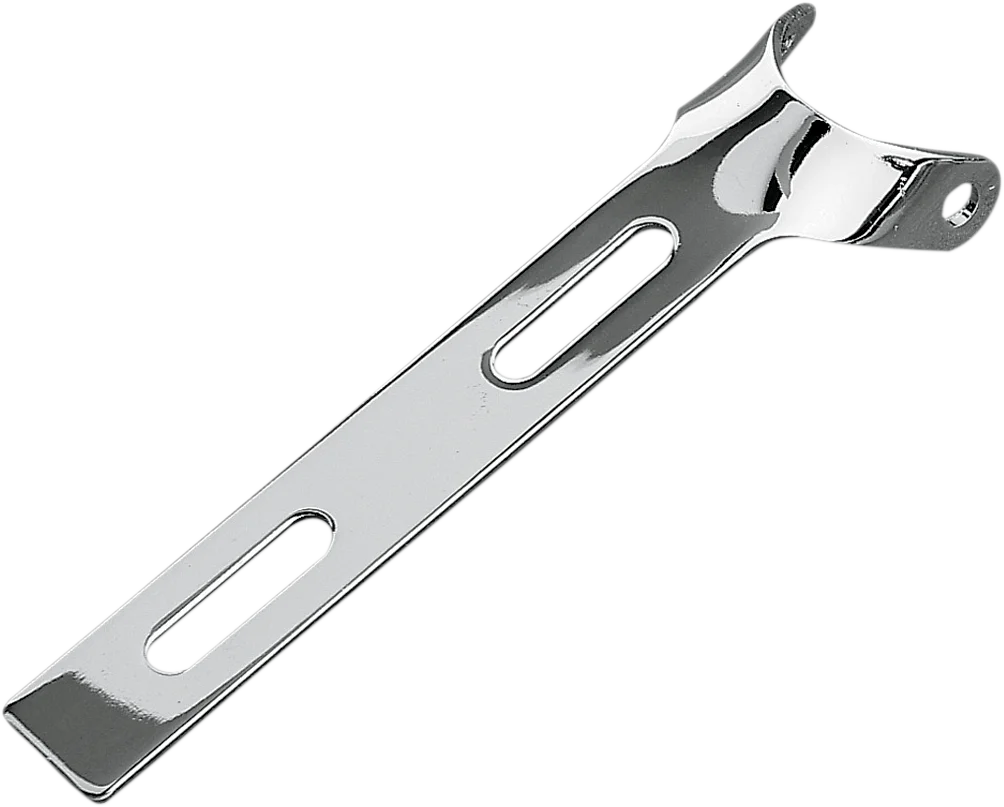 DragSpecialties Universal Seat Bracket - Square End - Chrome 902013-BULK - Side View