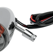 Load image into Gallery viewer, DragSpecialties Universal Turn Signal Light - Front - Chrome with Smoke Lens L12-0232FDC/M - Main Product View