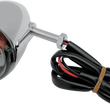 Load image into Gallery viewer, DragSpecialties Universal Turn Signal Light - Rear - Chrome with Smoke Lens L12-0232RDC/M - Main Product View