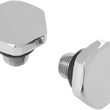 Load image into Gallery viewer, DragSpecialties Upper Fork Tube Cap - Chrome 23-0203A - Main Product View