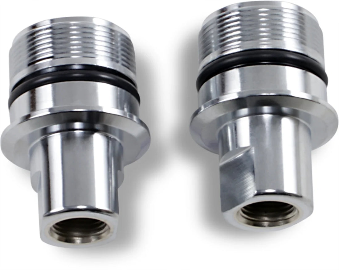 DragSpecialties Upper Fork Tube Cap - Chrome 71584 - Side View