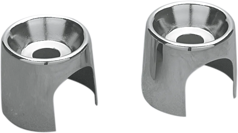 DragSpecialties Upper Shock Bolt/Stud Cover - Chrome - '82-'90 XL/FXR 75196 - Main Product View