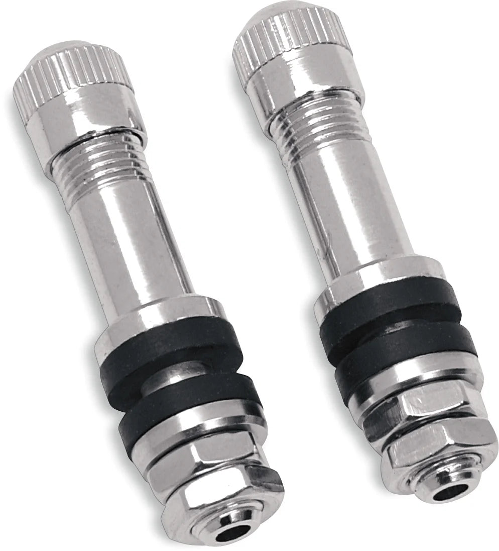 DragSpecialties Valve Stem - Bolt-In - Chrome 322021 - Side View