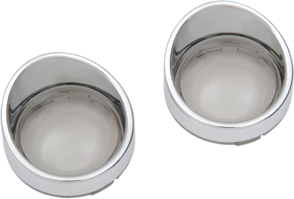 DragSpecialties Visor-Style Bezel/Lenses - Smoke L22-6828M - Main Product View