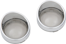 Load image into Gallery viewer, DragSpecialties Visor-Style Bezel/Lenses - Smoke L22-6828M - Main Product View