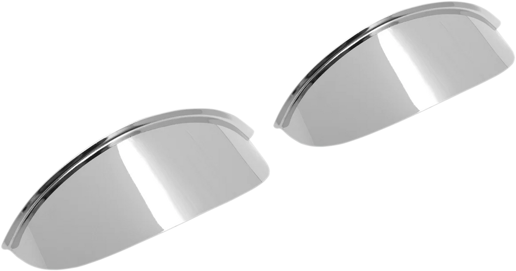 DragSpecialties Visor for 4 1/2" Headlight - Chrome 20-0305 - Main Product View