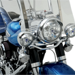 Load image into Gallery viewer, DragSpecialties Visor for 7" Headlight - Chrome 20-0314 - Side View