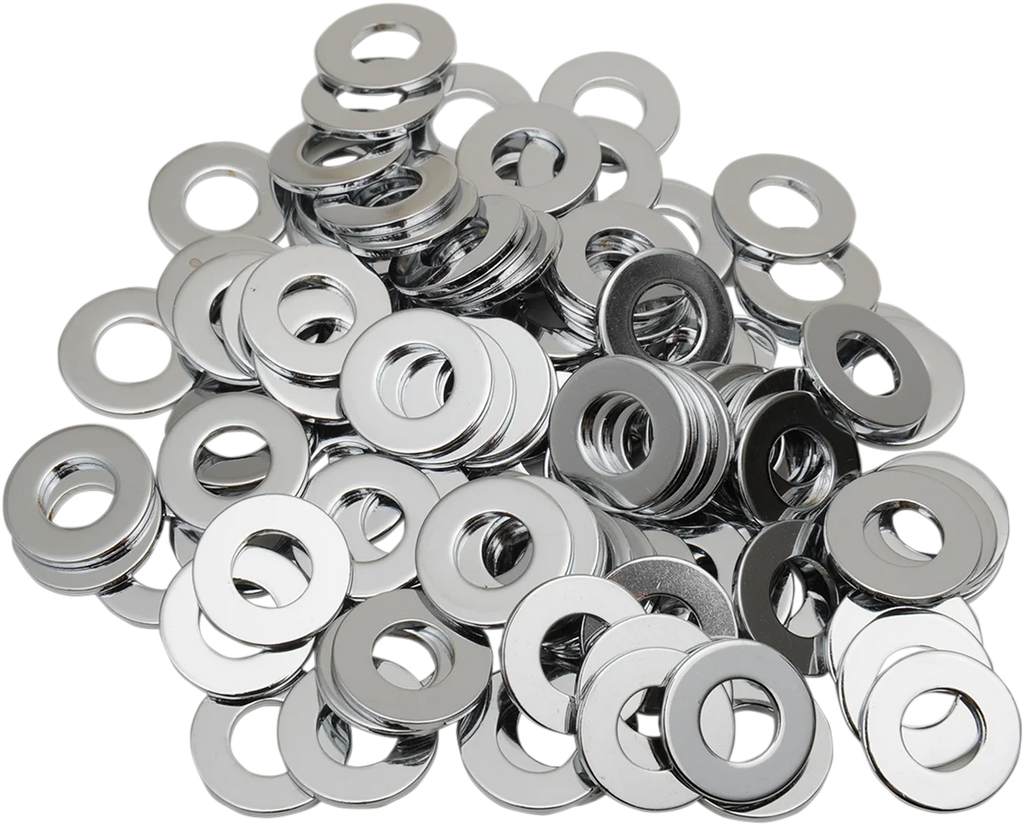 DragSpecialties Washers - Flat - 5/16" - Chrome MPB175 - Main Product View