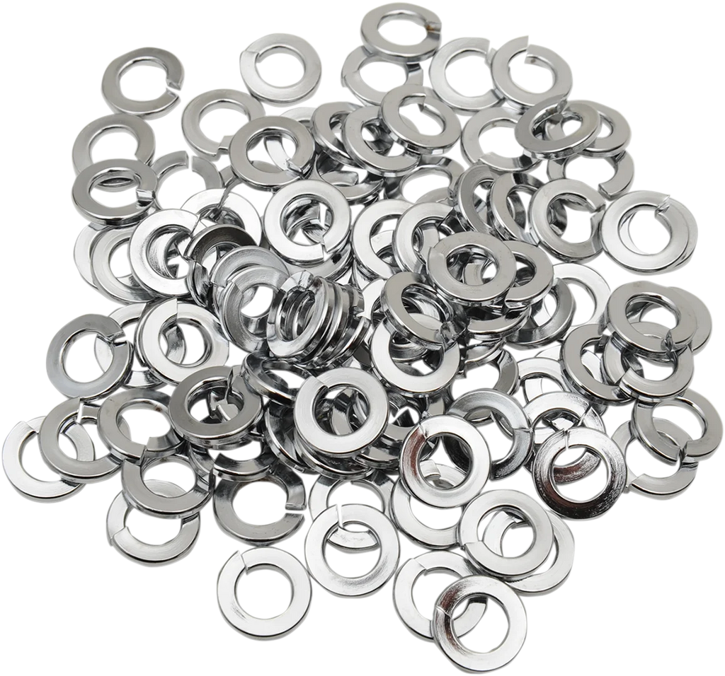 DragSpecialties Washers - Lock - 1/4" - Chrome MPB171 - Main Product View