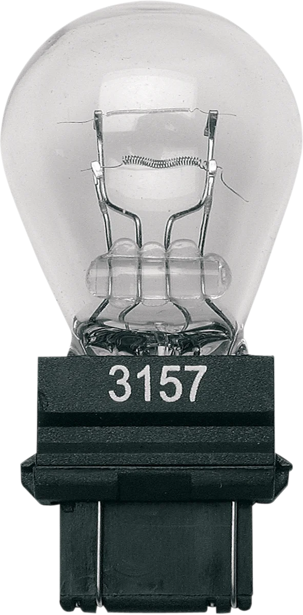 DragSpecialties Wedge Bulb - Dual-Filament - Red S8-3157R-BC139 - Side View