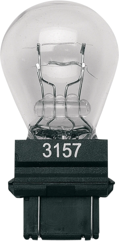 DragSpecialties Wedge Bulb - Dual-Filament - White S8-3157-BC139 - Main Product View