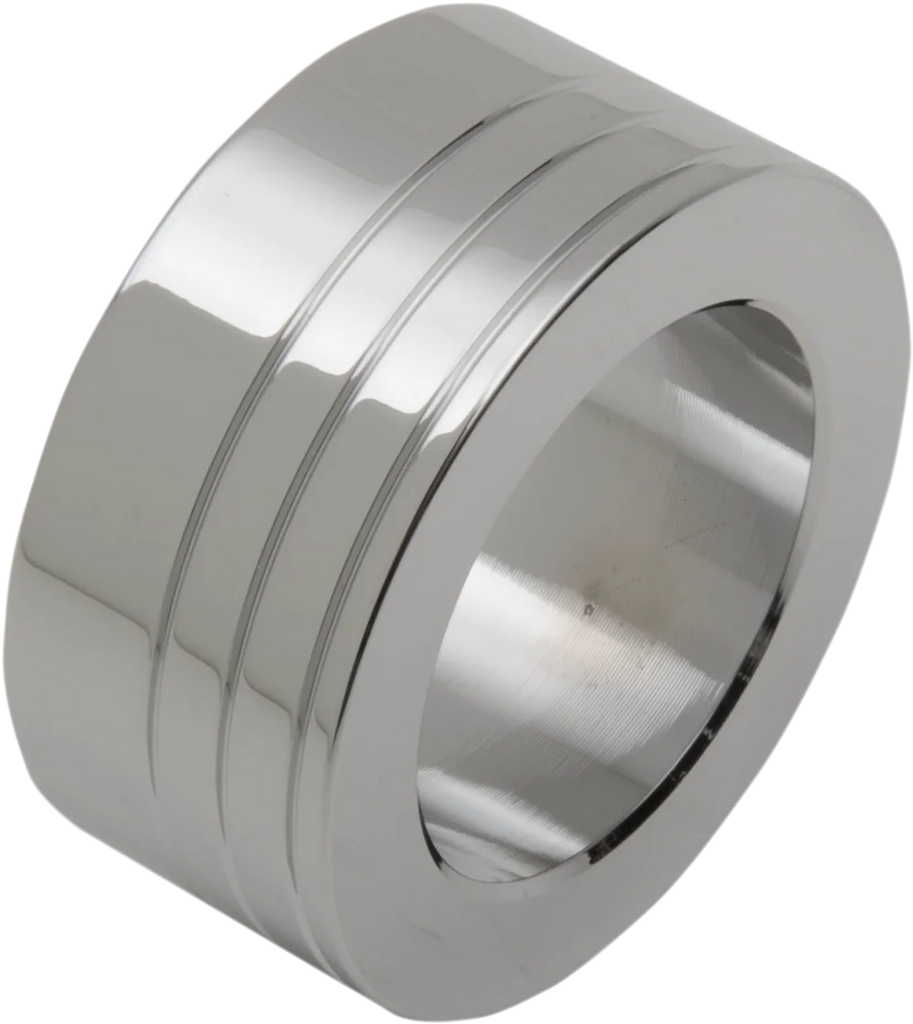 DragSpecialties Wheel Spacer - Chrome - Front Left without ABS W16-0335-HWS - Main Product View