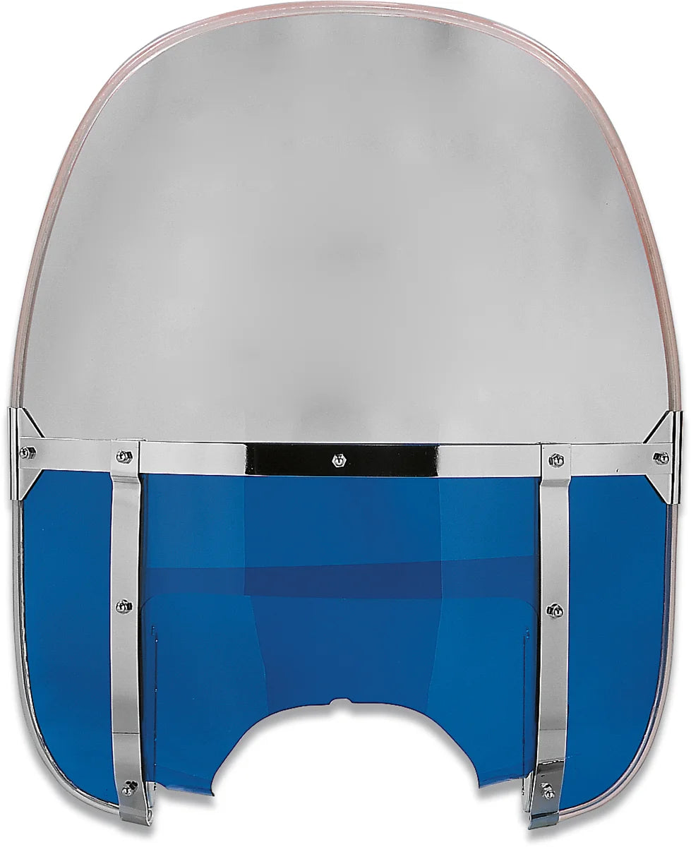 DragSpecialties Windshield Kit - Blue 163050-BX-LB2 - Side View