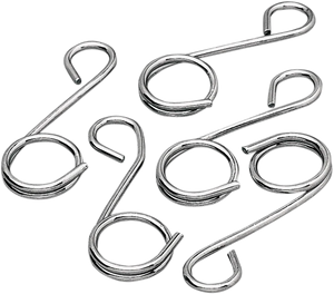 DragSpecialties Wire Fuel Line Guides - 5-Pack 11-0022-BC101 - Main Product View